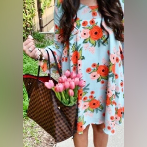 Paper Crown + Rifle Paper Co Fluttered Blooms Swing
Dress Anthro Flowy Small - Picture 2 of 8